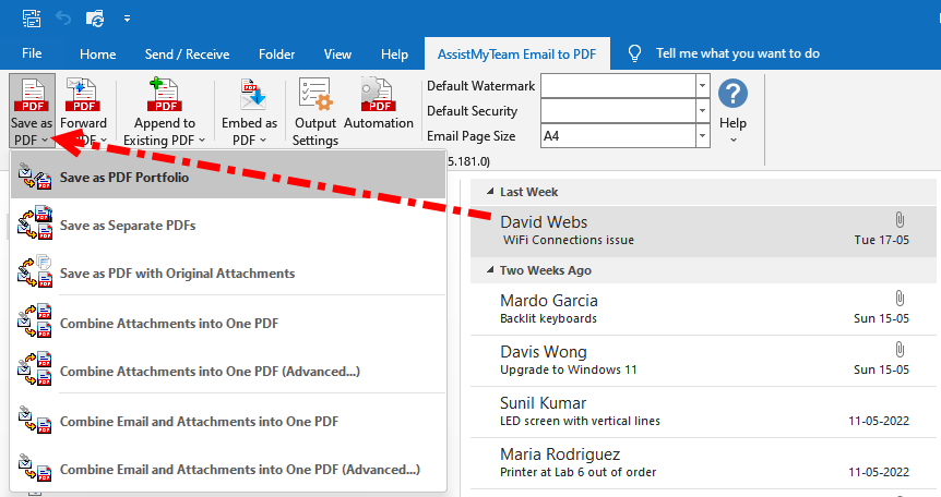 How It Works Email To PDF For Outlook AssistMyTeam