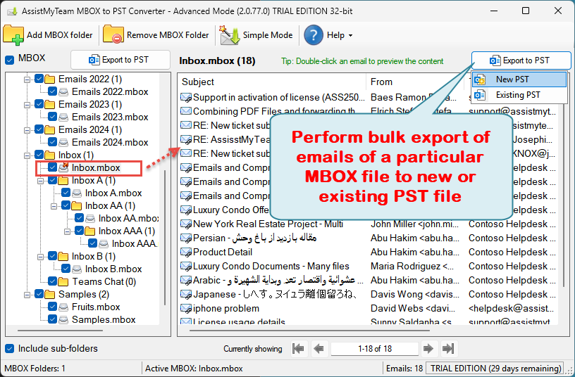 Convert an MSG folder to PST